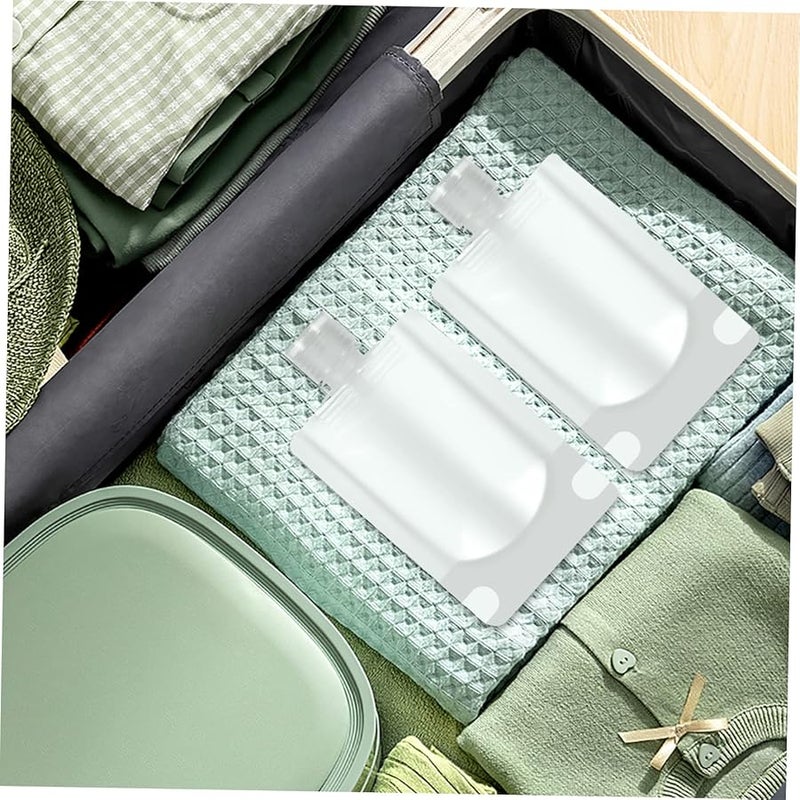 18 Pcs Transparent Leakproof Travel Bottles With Funnels For Shampoo Conditioner Lotion - Image 4
